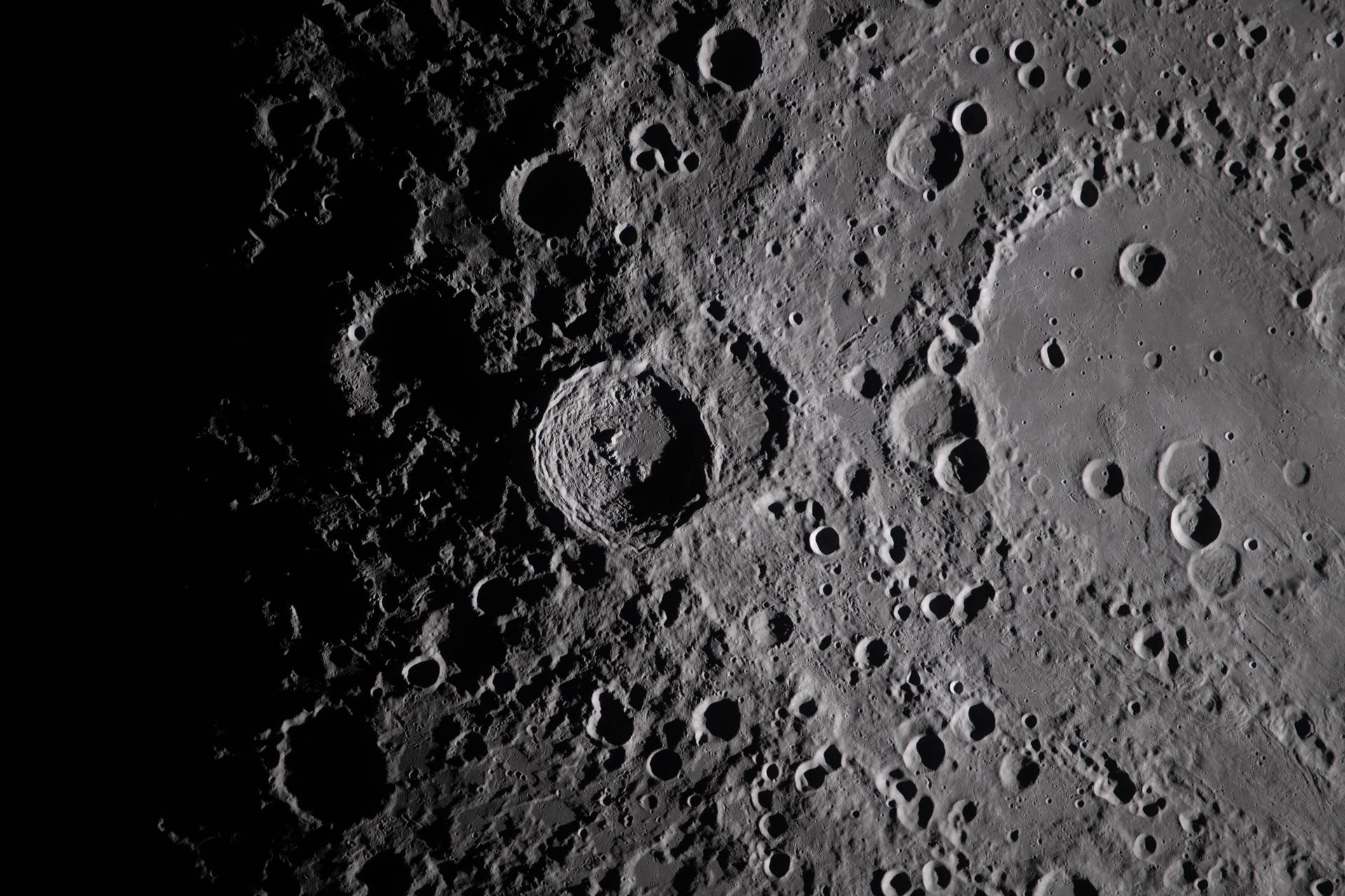 Artemis II Moon Vavilov Crater