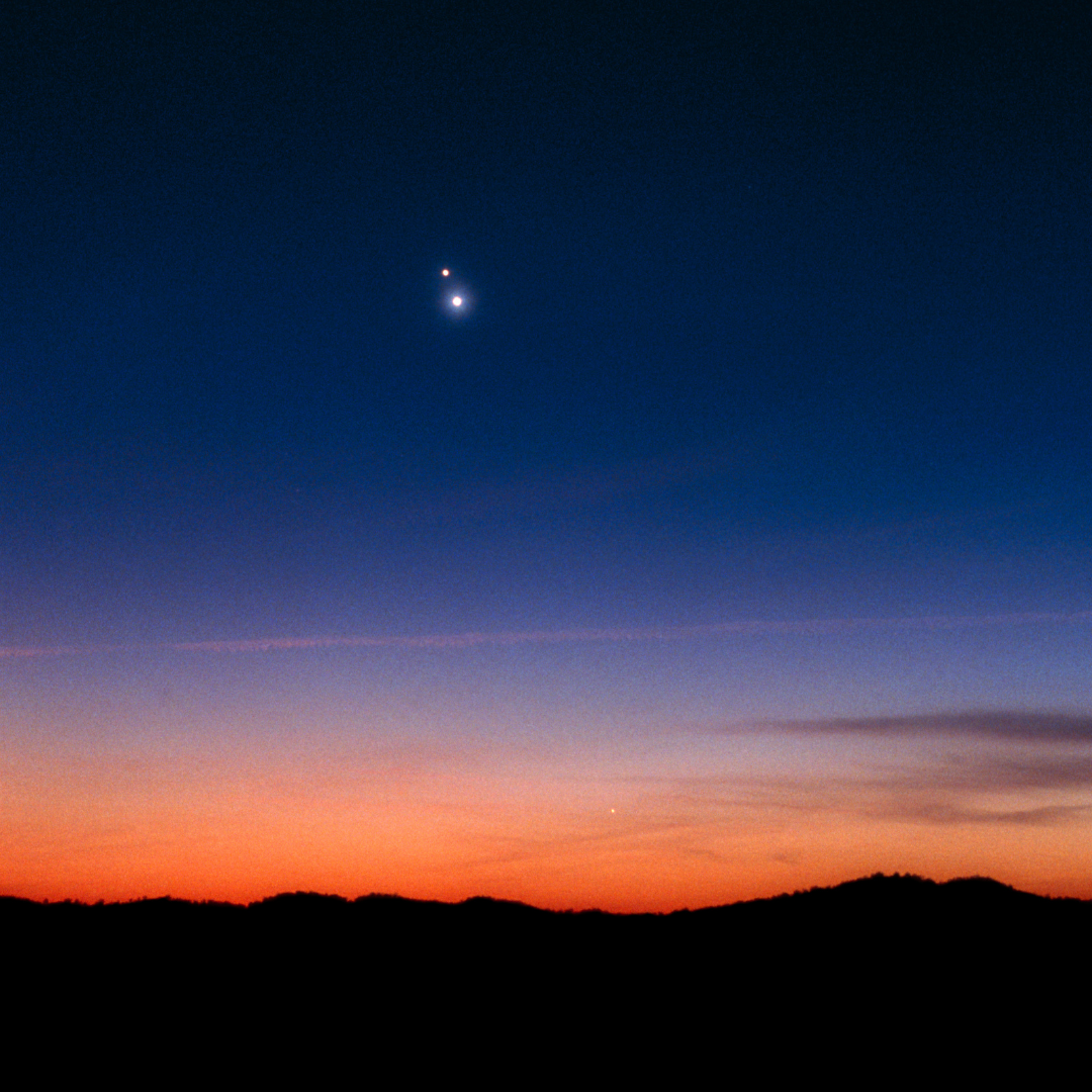 The Jupiter-Venus conjunction in 2026 will take place on June 9