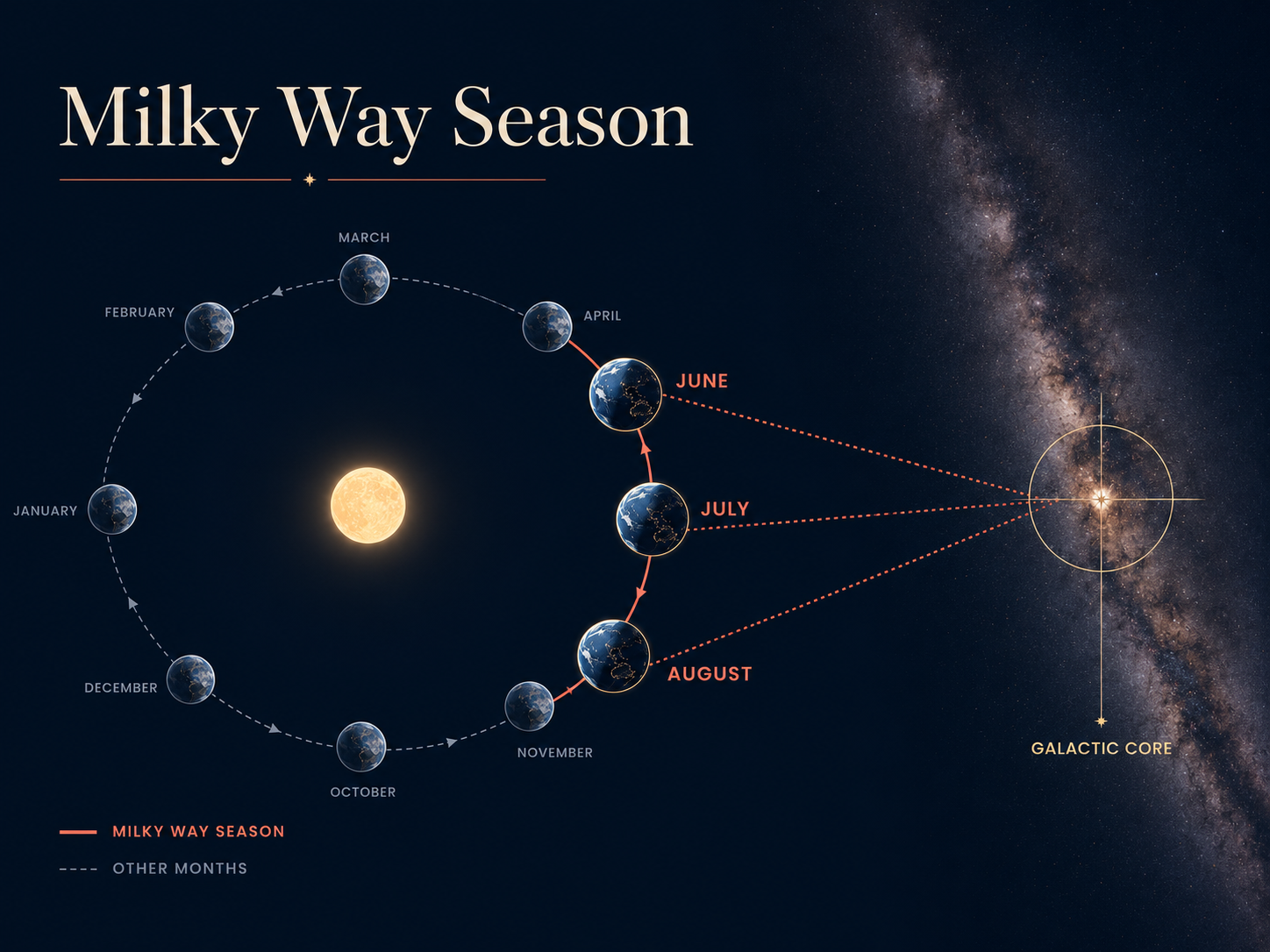 The Milky Way Season